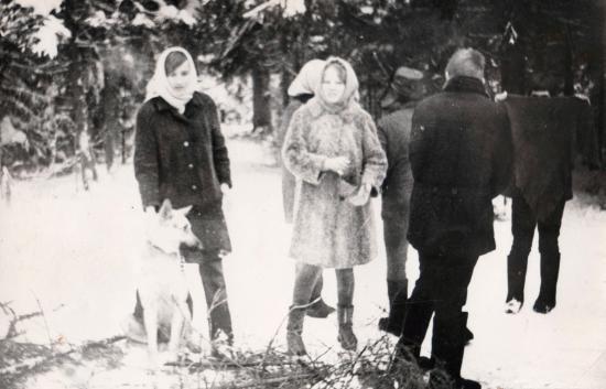 Ушакова Татьяна и Зильда декабрь 1971 г